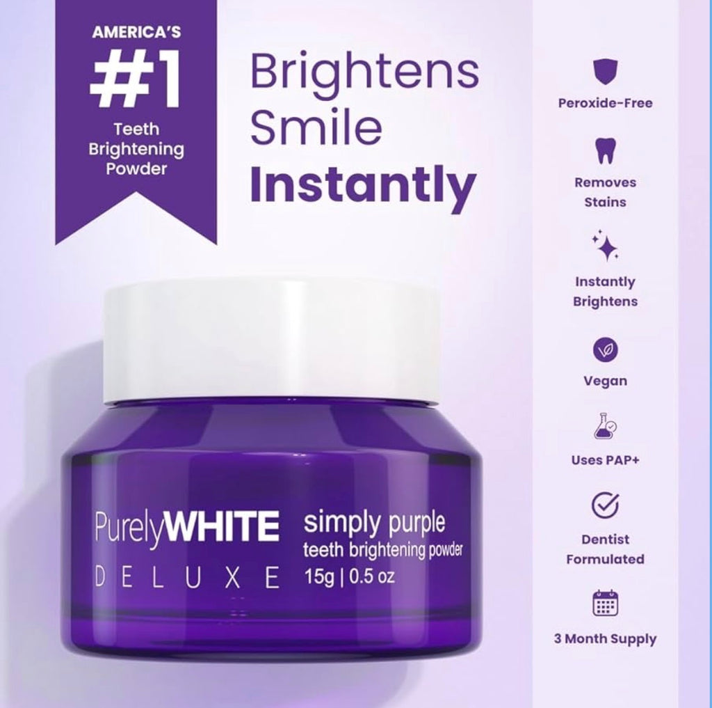 PurelyWHITE | Teeth Brightening  Powder