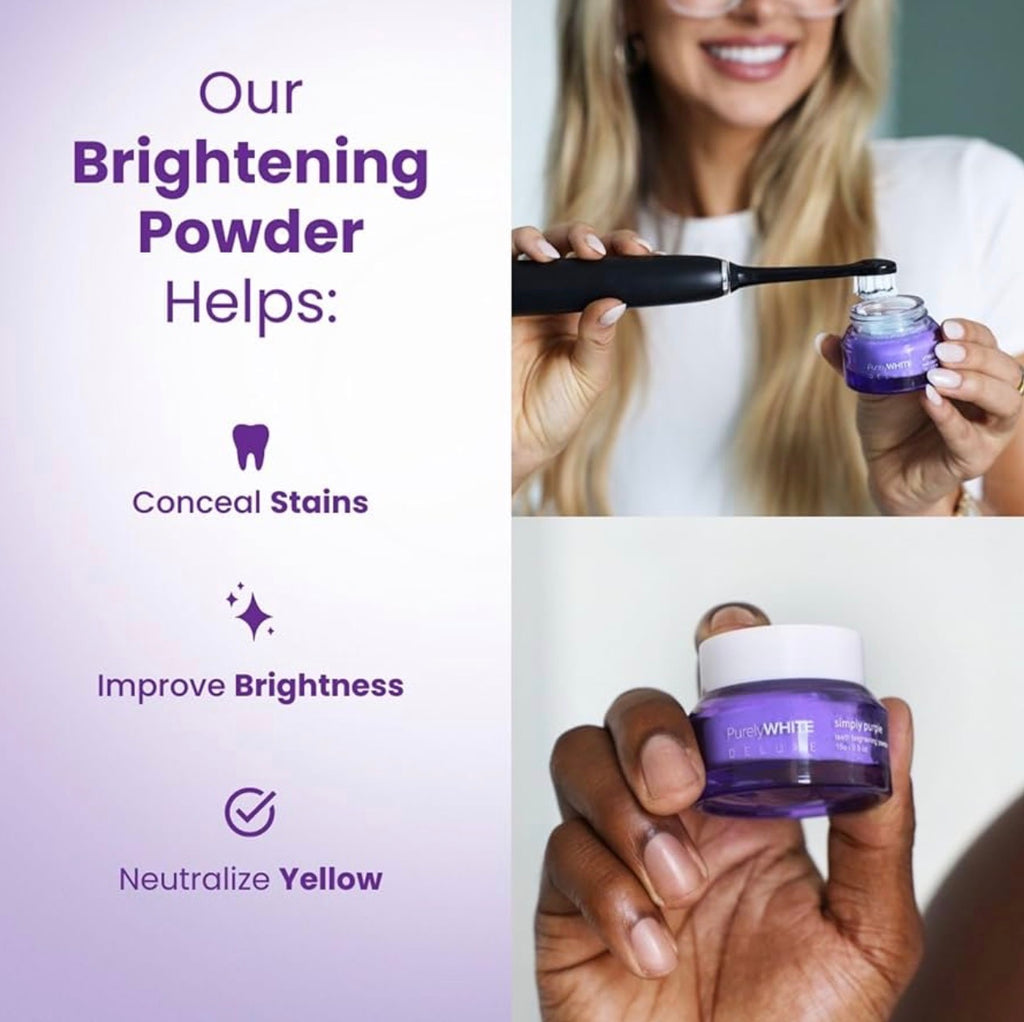 PurelyWHITE | Teeth Brightening  Powder